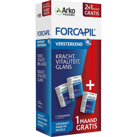 Arkopharma Forcapil Haren En Nagels 120 Capsules + 60 Capsules Gratis
