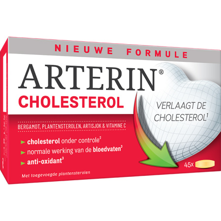 Arterin Cholesterol Zonder Rode Gistrijst En Statines Goed Verdraagbaar 45 Tabletten