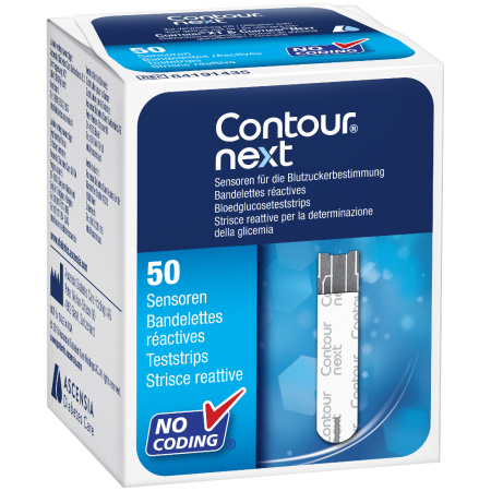Ascensia Contour Next Bloedglucoseteststrips 50 Teststrips