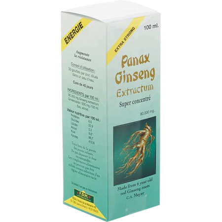 Panax Ginseng Super Geconcentreerd Extract Druppels 100ml
