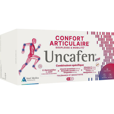 Uncafen Forte Gewrichtscomfort En Mobiliteit Voedingssupplement 96 Capsules