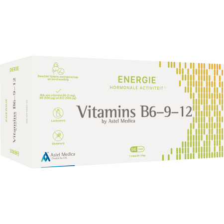 Vitamines B6-9-12 Hormonale Activiteit Voedingssupplement 96 Capsules