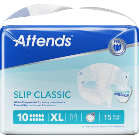 Attends Slip Classic 10 Maat XL 15 Stuks