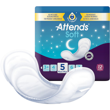 Attends Soft 5 Inleg Anatomisch 38 Stuks