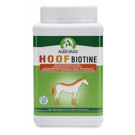 Audevard Hoof Biotine Aanvullend Voeder Hoefondersteuning Paard 1kg