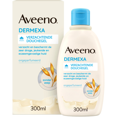 Aveeno Dermexa Verzachtende Douchegel Fles 300ml