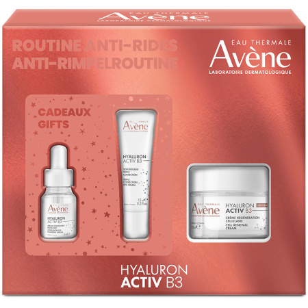Avène Geschenkset HAB3 Dagcrème 50ml + Oogcrème 15ml + Serum 10ml