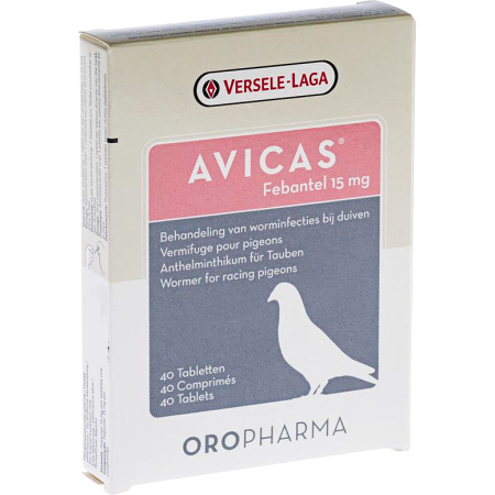 Avicas Febantel 15mg Worminfecties Duiven 40 Tabletten