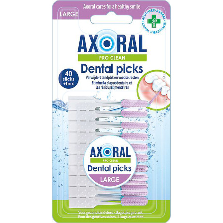 Axoral Pro-Clean Tandenstokers 40 Stuks