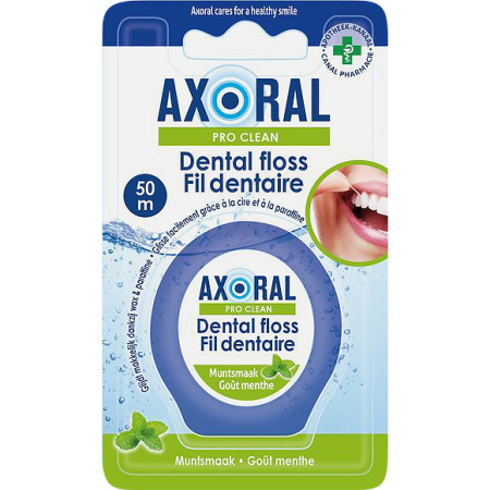Axoral Pro-Clean Floss Mint Gewaxt 50m