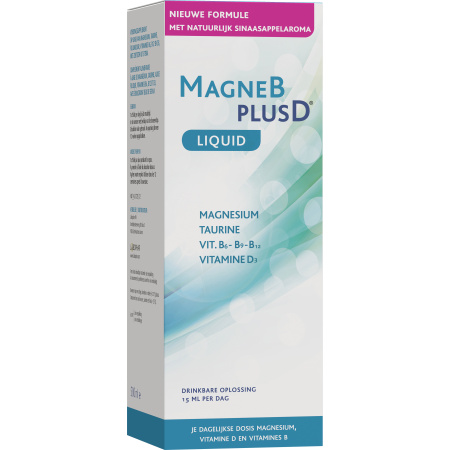 B+ Pharma MagneBplusD Vloeibare Fles 500ml