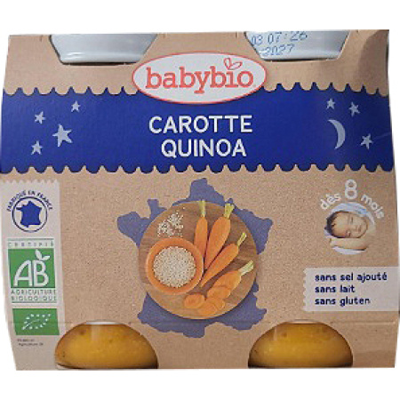 Babybio Bipack Groenten-Quinoa 2x200g