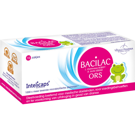 Bacilac ORS Voor Orale Rehydratatie 10 Zakjes