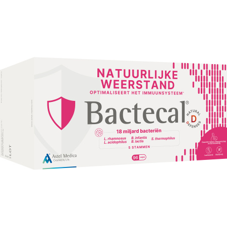 Bactecal D Immuunsysteem Natuurlijke Afweer Voedingssupplement 96 Capsules