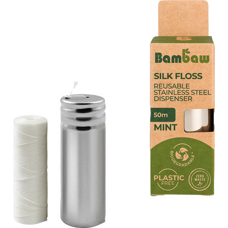 Bambaw Flosdispenser 1x50m 1 Stuk