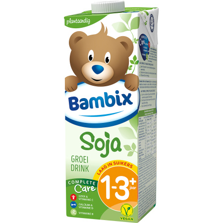 Bambix Complete Care Soja Groeidrank Voor Kinderen Van 1-3 Jaar Plantaardig Laag In Suiker 1l