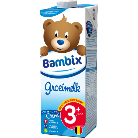 Bambix Groeimelk Natuur 3+ Jaar 1l