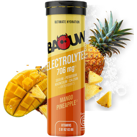 Baouw Elektrolyten Tabletten Mango Ananas 10 Stuks