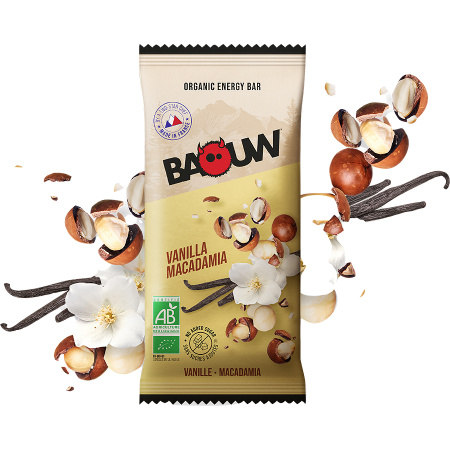 Baouw Energie Reep Bio Vanille Macadamia 12x50g