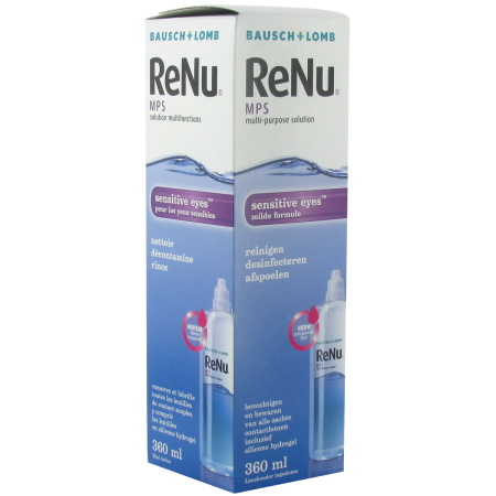 Bausch&Lomb ReNu MPS Multifunctionele Oplossing Voor Gevoelige Ogen Fles 360ml