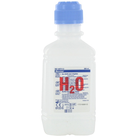 Baxter Viapack Steriel Water Voor Irrigatie Fles 500ml