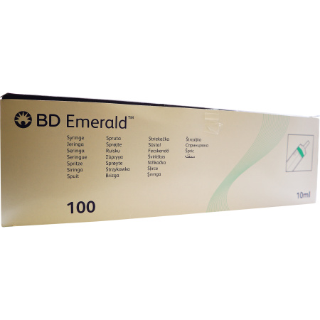 BD Emerald Spuit Luer Slip 10ml Stuks 100 (307736)