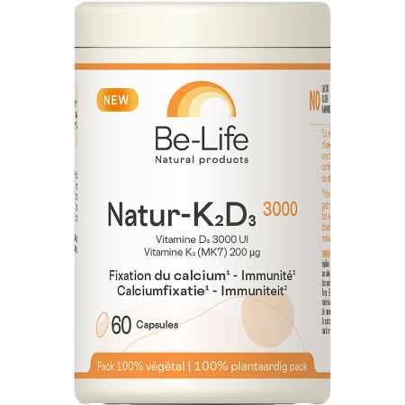 Be-Life Natur K2D3 3000 60 Capsules