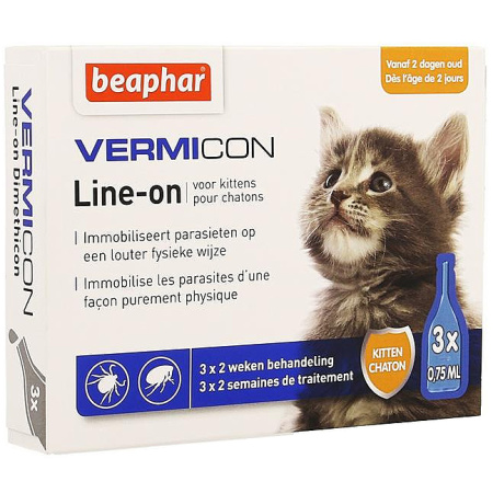 Beaphar Vermicon Line-On Kitten 3x0,75ml