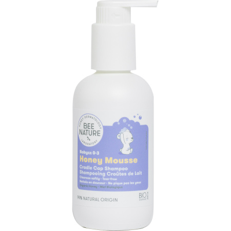 Bee Nature Honey Mousse Babyzz Shampoo Melkkorstjes Pompfles 200ml