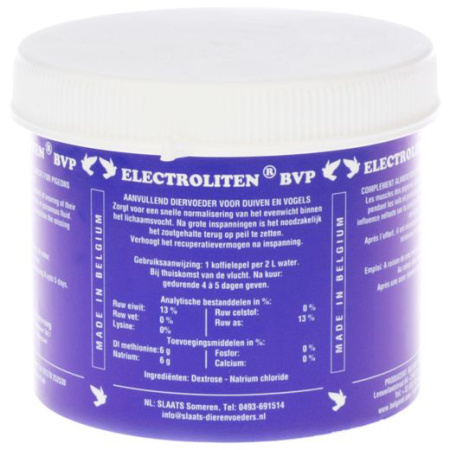Belgavet Elektrolyten BVP Duiven Poeder 400g
