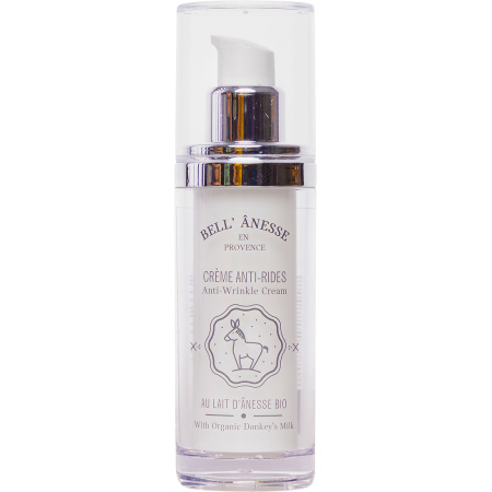 Bell'Anesse Ezelinnenmelk Anti Rimpels Crème Bio Pompfles 30ml