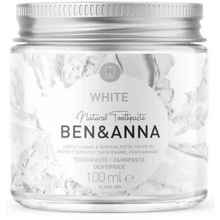 Ben & Anna Witte Tandpasta Met Fluoride 100ml