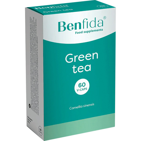 Benfida Green Tea Groene Thee 250mg EGCG Metabolisme En Antioxidanten 60 Capsules