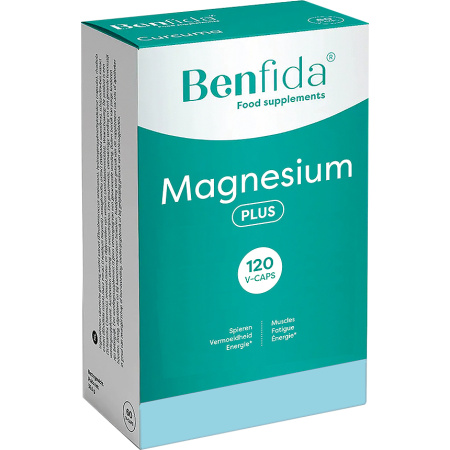 Benfida Magnesium Plus 4 Magnesiumvormen En Vitamine B6 Spieren Vermoeidheid 120 Capsules
