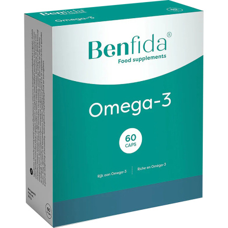 Benfida Omega-3 6 Plantaardige Oliën ALA SDA DHA 60 Capsules