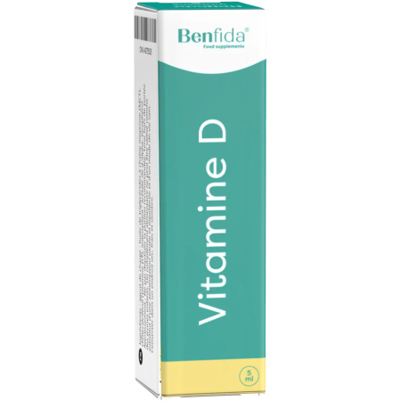 Benfida Vitamine D3 Plantaardig 3000IE Per Druppel Botten En Immuniteit 5ml