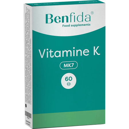 Benfida Vitamine K2 MK-7 Botten En Bloedstolling 60 Tabletten