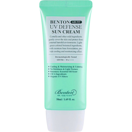 Benton Air Fit UV Defense Sun Cream SPF50 Zonnecreme Tube 50ml