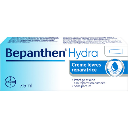 Bepanthen Hydra Herstellende Lippencrème Zonder Parfum Tube 7,5ml