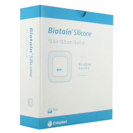 Coloplast Biatain Siliconen Schuimverband 12,5x12,5cm Stuks 10 (3436)