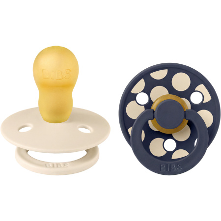 Bibs Studio Duo Polka Deep Space Maat 3 2 Stuks