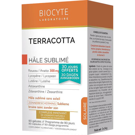 Biocyte Nutricosmetic Terracotta Cocktail Zelfbruiner 90 Capsules