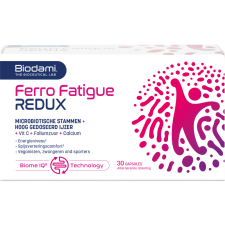 Biodami Ferro Fatigue Redux Voedingssupplement 30 Capsules