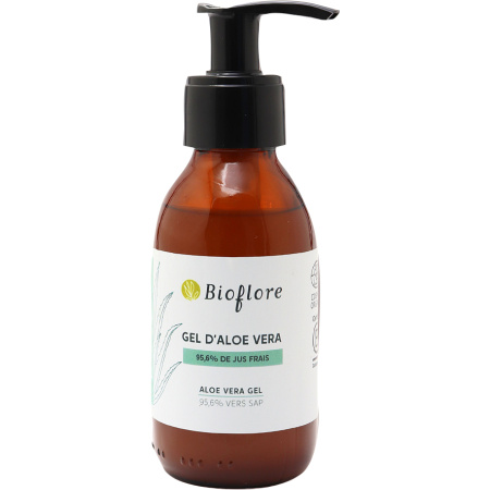 Bioflore Aloë Vera Gel Bio 95,6% Vers Sap Conserveermiddelen 100% Natuurlijke Oorsprong 115ml