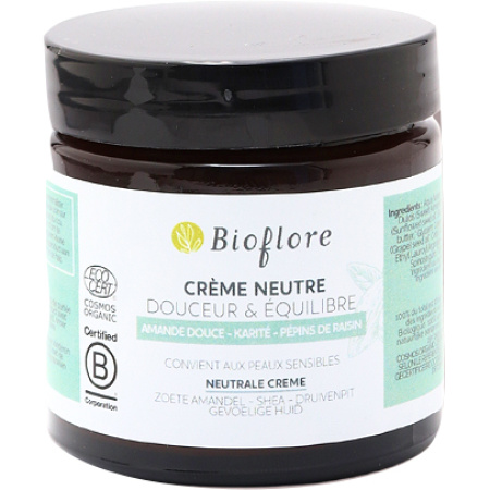 Bioflore Neutrale Crème Zacht Evenwichtig Bio Alle Huidtypes 60ml