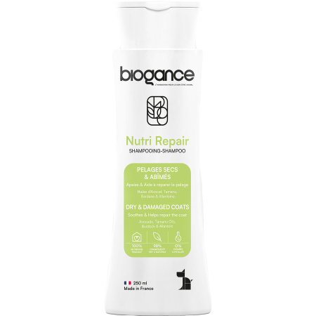 Biogance NutriRepair Shampoo Voor Droog En Beschadigd Haar 250 ml