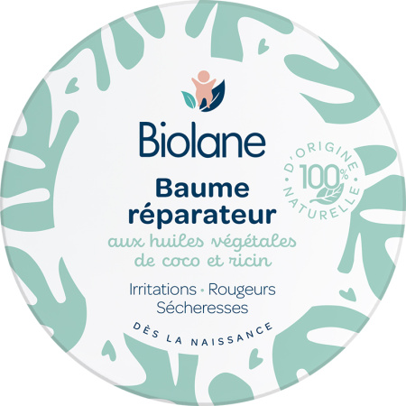 Biolane Expert Herstellende Babybalsem Kokos & Ricinus Voor Irritaties & Roodheid 45ml