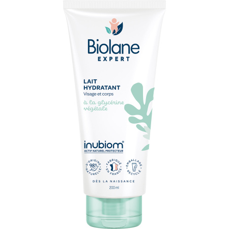 Biolane Expert Hydraterende Babymelk Gezicht/Lichaam Plantaardige Glycerine Gemaakt Frankrijk 200ml