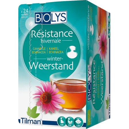 Biolys Kruidenthee Winter-Weerstand Kaneel Echinacea 24 Zakjes