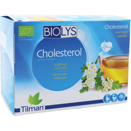 Biolys Meidoorn Kurkuma Cholesterol 24 Zakjes